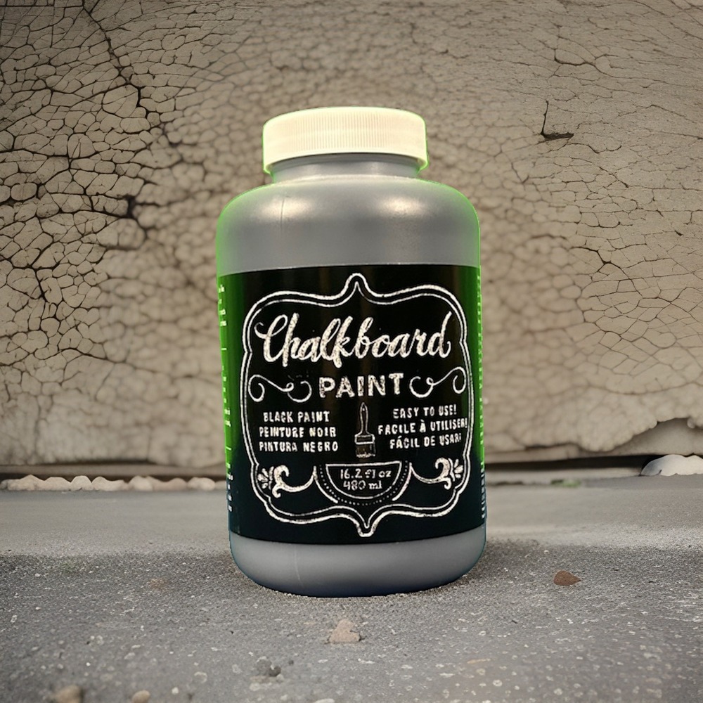 American Crafts Chalkboard Paint Black 16 oz Easy To Use